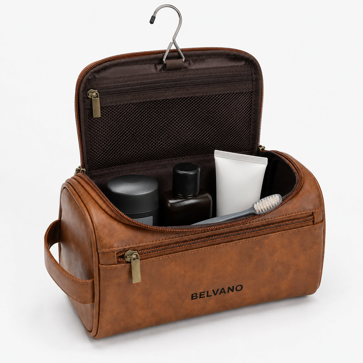 Nécessaire Masculina de Viagem BELVANO Atlas