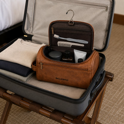 Nécessaire Masculina de Viagem BELVANO Atlas