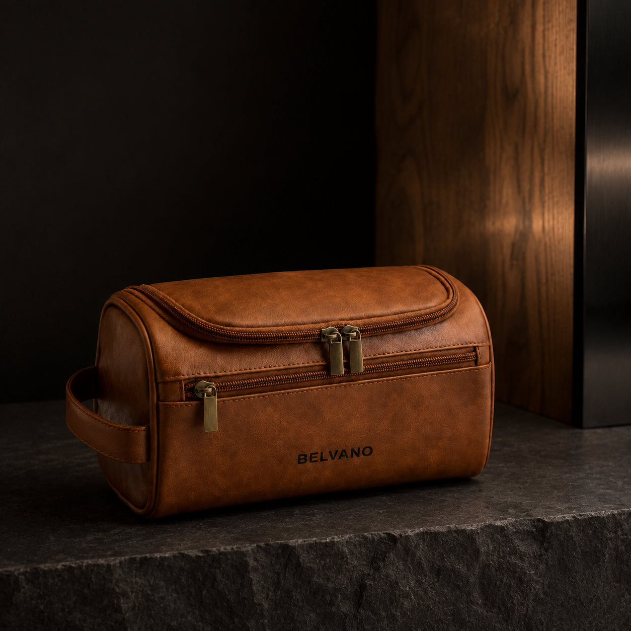 Nécessaire Masculina de Viagem BELVANO Atlas