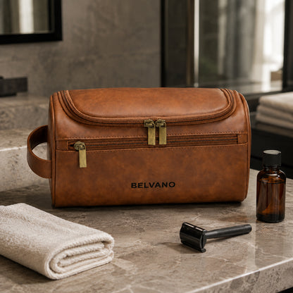 Nécessaire Masculina de Viagem BELVANO Atlas